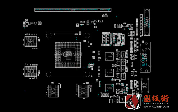 ASUS GTX750-2GD5 DP CARD Rev1.0显卡点位图