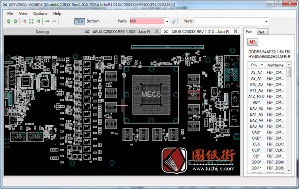 Asus GTX780Ti Platinum C2083X 1.00x 1.01x华硕显卡点位图