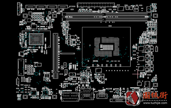 ASUS H110-I REV 1.04华硕主板点位图