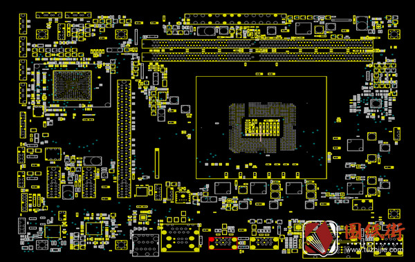 Asus H110M-K Rev1.02华硕主板点位图