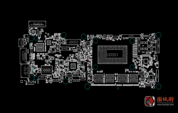 ASUS T303UA Rev 3.3华硕笔记本点位图