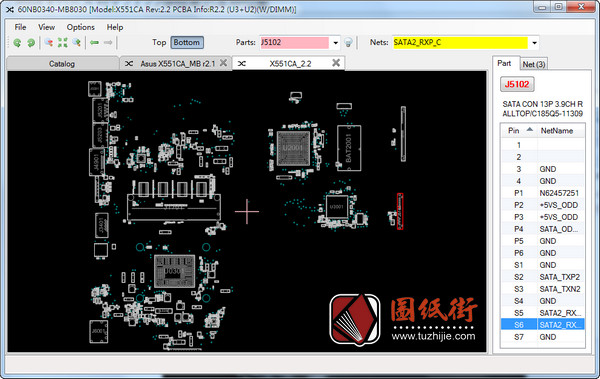 Asus X551CA REV 2.1 2.2华硕笔记本点位图