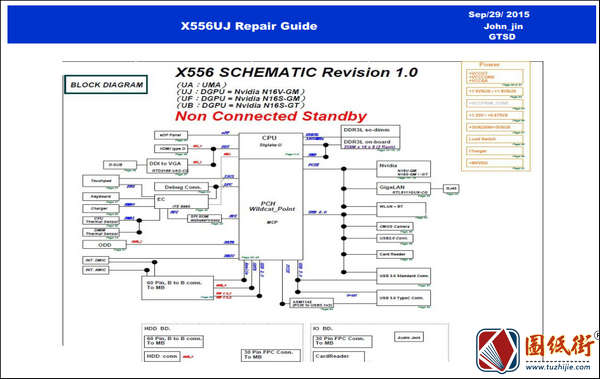 Asus X556UJ华硕笔记本维修手册