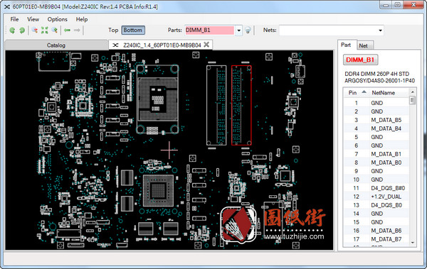 Asus Zen AiO Pro Z240IC Rev1.4 (60PT01E0-MB9B04)主板点位图