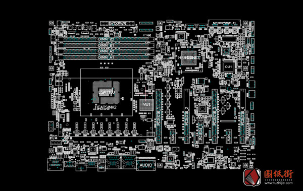 ASUS Z97-WS REV 1.00华硕主板点位图