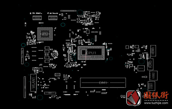 Dell Inspiron 3542 Wistron Cedar MB FX3MC 13269-1 Boardview点位图 CAD