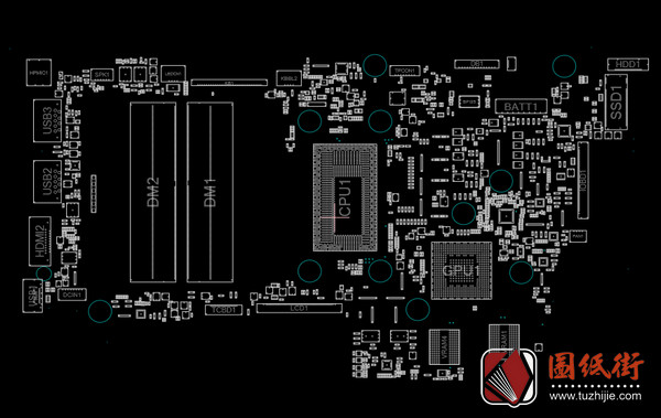 Dell 7570 Wistron 16841-1戴尔笔记本点位图BRD+CAD+PDF