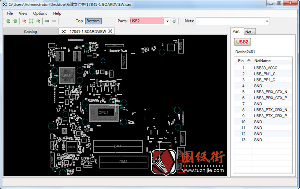 Dell 14-3478 Vegas SKLKBL-U 17841-1 Rev A00笔记本点位图