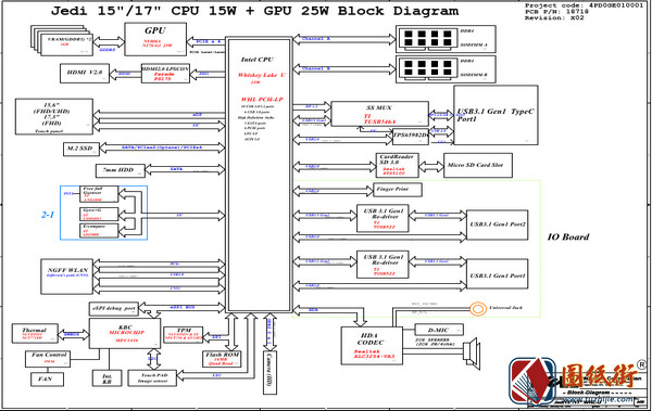 Dell 590 Wistron 18718-X02 Rev A00笔记本图纸