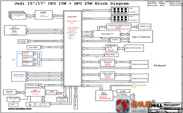 DELL 7391 jedi 15 17 18806-1戴尔笔记本电路原理图纸