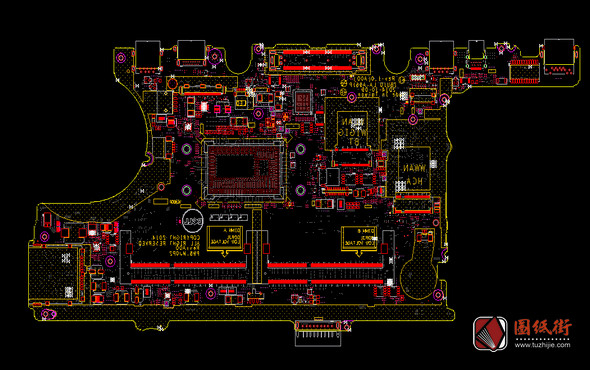 外星人Alienware M11x R3 ZBU10 LA-A961P R10-1007A brd笔记本点位图