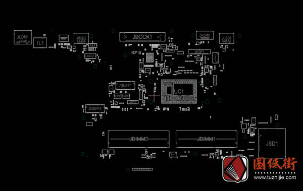 外星人Alienware M11x R3 ZBU10 LA-A961P R10-1007A 笔记本点位图CAD