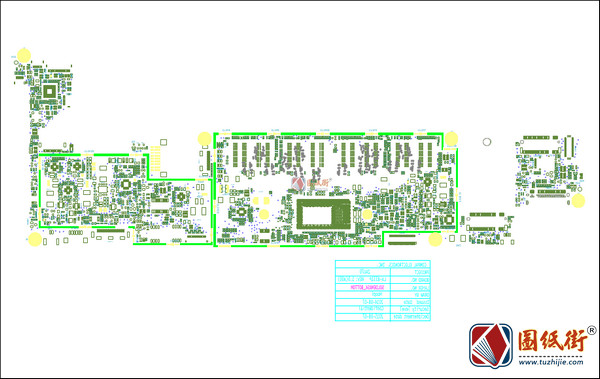 Dell 7350 LA-B331P ZAU70 rev 1.0戴尔笔记本点位图PDF