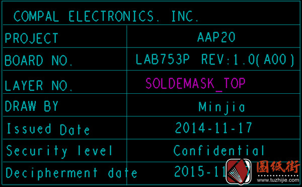 Dell Alienware 17 AAP20 LA-B753P外星人笔记本点位图