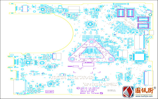 Dell Inspiron 15 5559 AAL15 LA-D071P Rev1.0戴尔笔记本位号图