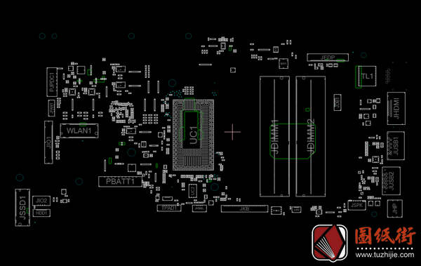 Dell 15 7460 7560 LA-D821P戴尔笔记本点位图CAD