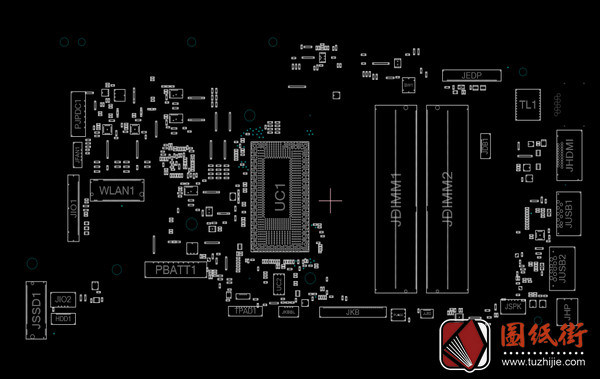 Dell 5368 5468 Compal LA-D822P戴尔笔记本点位图CAD