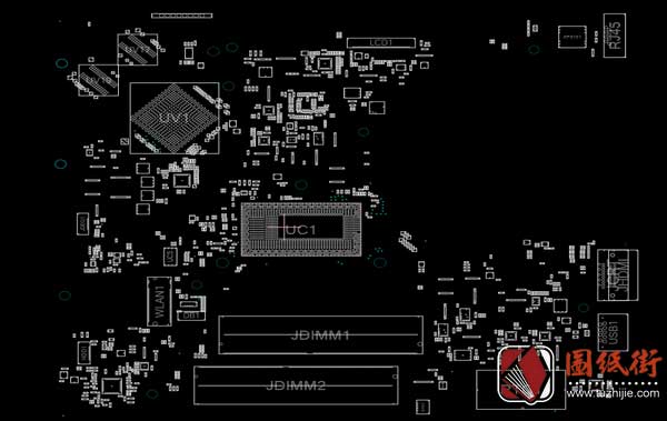 DELL 5468 - LA-D871P点位图CAD