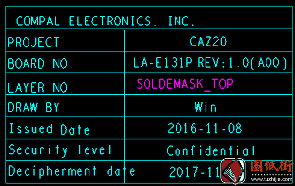 Dell 7480 CAZ20 LA-E131P Rev 1.0(A00)戴尔笔记本点位图