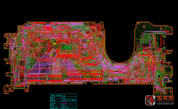 Dell Latitude 7480 Compal CAZ20 LA-E132P Rev 1.0戴尔笔记本点位图BRD+CAD+PDF