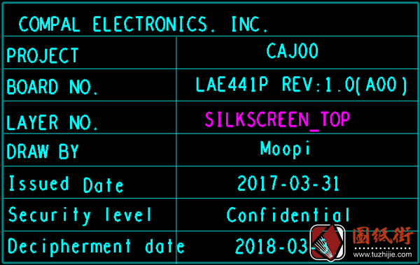 Dell 7285 LA-E441P CAJ00 Rev 1.0戴尔笔记本点位图