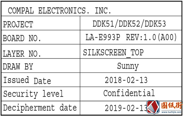 Dell G5 15 5587 DDK51/DDK52/DDK53 LA-E993P Rev 1.0戴尔笔记本点位图PDF