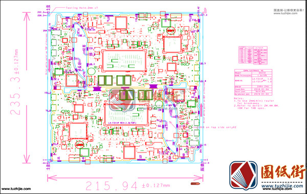 Dell XPS 15 9575 DAZ10 LA-F211P Rev1.0(A00)戴尔笔记本点位图PDF