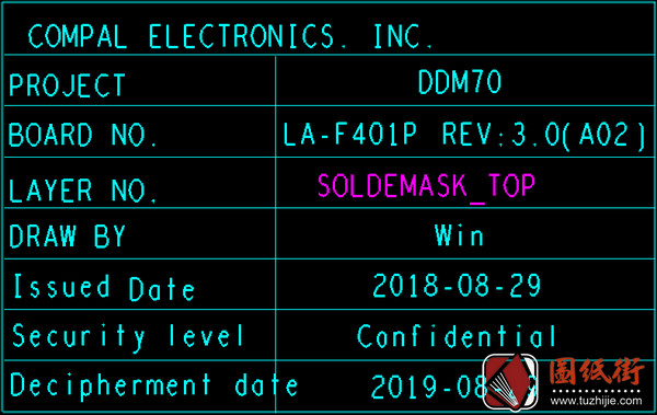 Dell 5490 LA-F401P REV :3.0 (A02)戴尔笔记本点位图