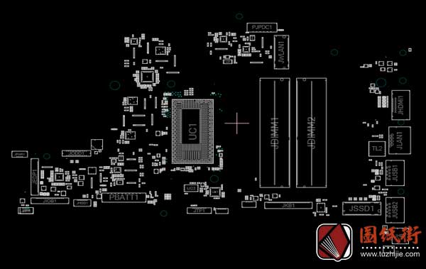 DELL INSPIRON 3581 3584 LA-G714P REV : 1.0 (A00)戴尔笔记本点位图CAD+PDF