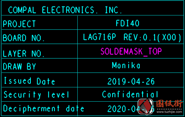 Dell 3490/3590/3790/5494/5594 FDI40 LA-G716P Rev1.0戴尔笔记本点位图