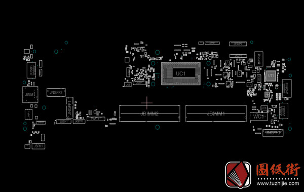 Dell 7300 7400 EDC40 LA-G871P Rev: 1.0(A00) 戴尔笔记本点位图CAD+PDF