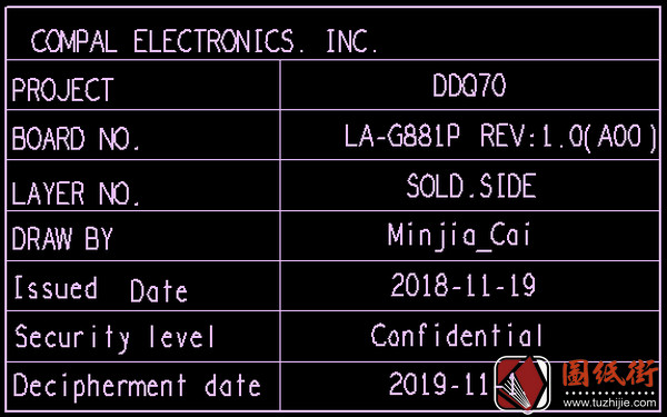 Dell Area-51M DDQ70 LA-G881P REV 1.0戴尔笔记本点位图