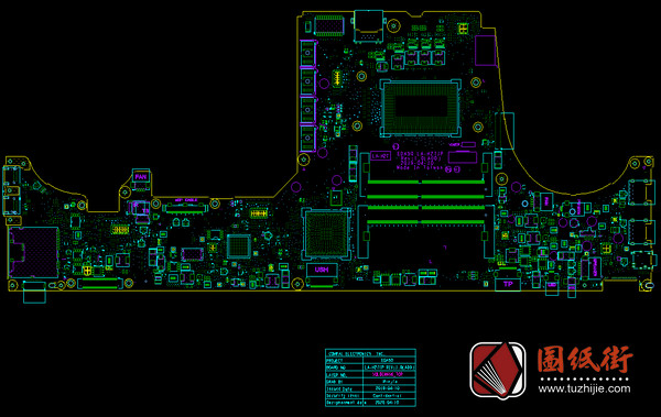 Dell 7540 EDA50 LA-H271P Rev1.0(A00)笔记本点位图下载