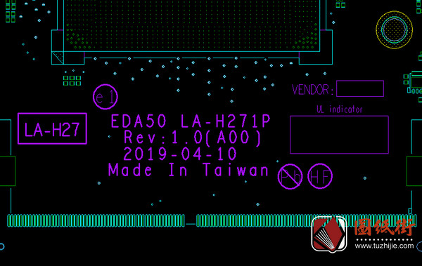 Dell 7540 EDA50 LA-H271P Rev1.0(A00)戴尔点位图下载