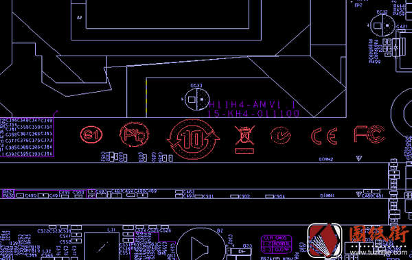 精英ECS H11H4-am_v1.1主板点位图