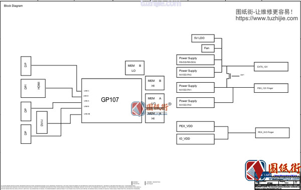 GALAX GTX 1050 Ti OC P75C Rev  V11 影驰显卡图纸