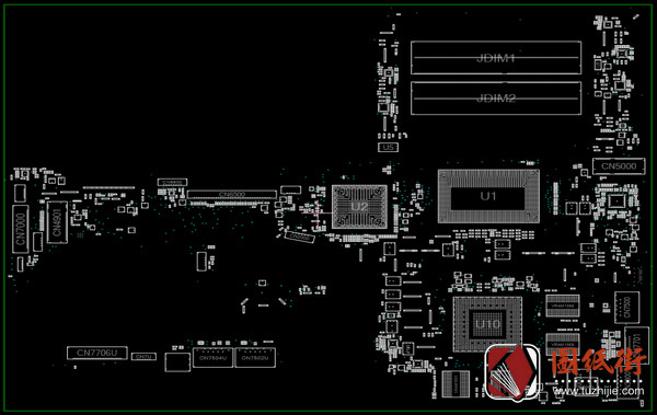 HP 15-cb025ur DAG75AMBAD0 Quanta G75A惠普笔记本点位图BRD