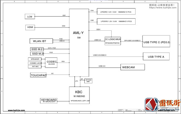 Xiaomi Mi Notebook Air 12 R10-6050A2789401 REV X01小米笔记本图纸