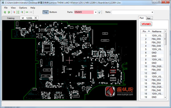 THINKPAD L440 LOS-1 MB 12289-1联想笔记本点位图