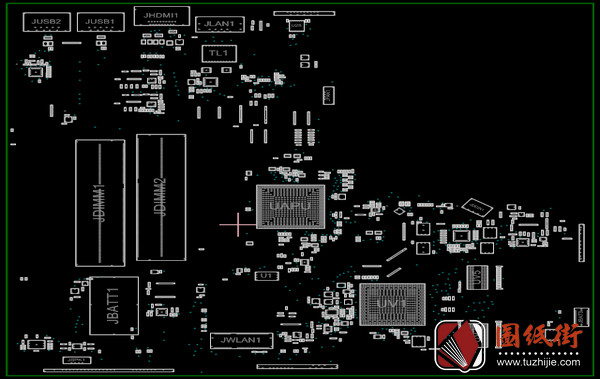 Lenovo B50-45 LA-B291P Rev1.0笔记本点位图