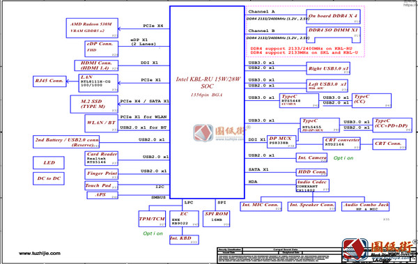 Lenovo 110-15ISK LA-F481P LA-D562P REV 0.2联想笔记本图纸