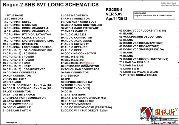 ThinkPad X250 NM-A091 REV5.05联想笔记本图纸