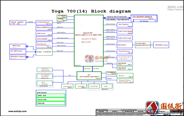 Lenovo 700-14ISK BYG43 NM-A601图纸