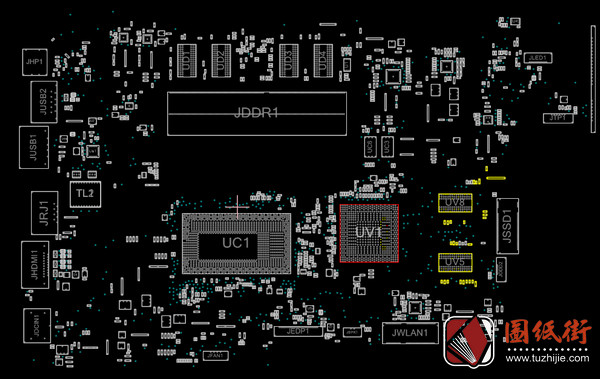 Lenovo 110-17IKB DG710 NM-B031 Rev 0.1联想笔记本点位图