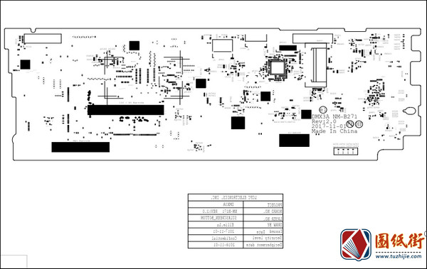 Lenovo Thinkpad X1 Tablet Gen-3 LCFC NM-B271 Rev 2.0联想笔记本点位图pdf