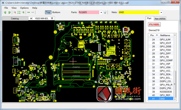 Legion Y920-17IKB DS321 NM-B311联想拯救者笔记本点位图