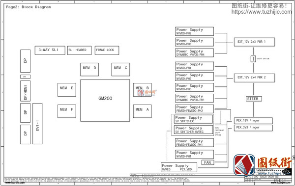 GeForce GTX TITAN PG600 Rev B02显卡电路原理图纸