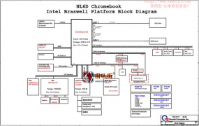 Lenovo Chromebook N22 DANL6CMB6E0 Quanta NL6D REV 1A联想笔记本电脑主板图纸