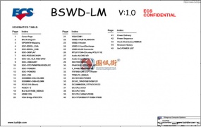 Lenovo Ideacentre 300S-11IBR IBSWME ECS BSWD-LM REV V1.0联想电脑主板图纸