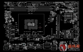 Asus H110M-K D3 Rev1.03华硕电脑主板点位图
